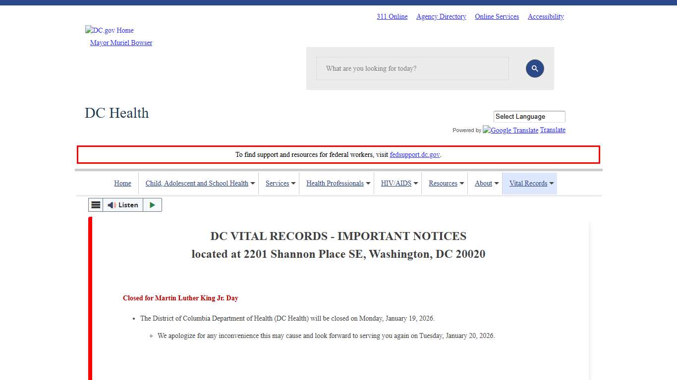 Birth Certificates | doh